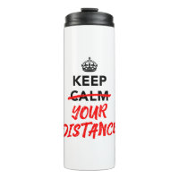 Behalt Deine Distanz - Slogan für soziale Distanz