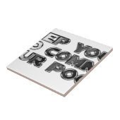 Behalt deine dummen Kommentare Fliese (Seite)