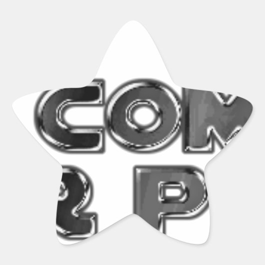 Behalt deine dummen Kommentare Stern-Aufkleber (Vorderseite)