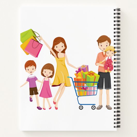 Behalt deine Gedanken mit unserem Notebook Notizblock (Rückseite)