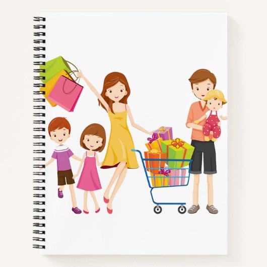 Behalt deine Gedanken mit unserem Notebook Notizblock (Vorderseite)