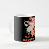 Behalt deine Gesetze von meinem Körper ab Kaffeetasse (Vorderseite Links)