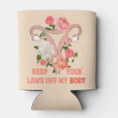 Behalt deine Gesetze von meinem Körper ab | Pro-Wa Dosenkühler (Rückseite)