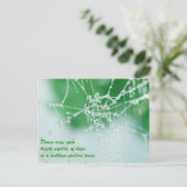 Behalt deine Hoffnungen Postkarte (Stehend Vorderseite)