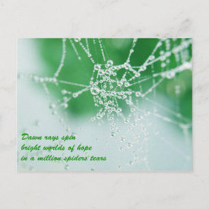 Behalt deine Hoffnungen Postkarte