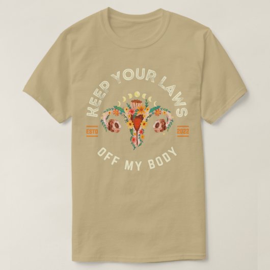Behalt deine Körpergesetze2 T-Shirt (Design vorne)