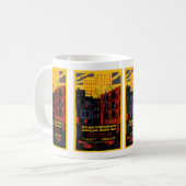 Behalt deine Nachbarschaft sauber Kaffeetasse (Vorderseite Links)