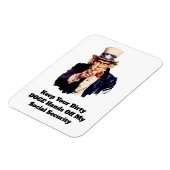 Behalt deine schmutzigen DOGE-Hände von meiner soz Magnet (Linke Seite)