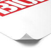 Behalt deine Theologie aus meiner Biologie Poster (Ecke)