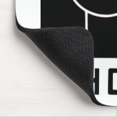 Behalt deine Zähne sauber Mousepad (Ecke)