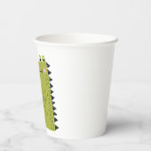 Behalt deine Zähne sauber Pappbecher (Rückseite)