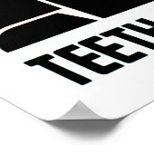 Behalt deine Zähne sauber Poster (Ecke)