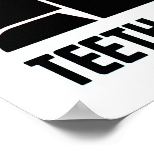 Behalt deine Zähne sauber Poster (Ecke)