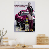Behalt deinen Drachen handlich Poster (Küche)