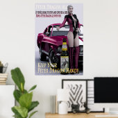 Behalt deinen Drachen handlich Poster (Heimbüro)