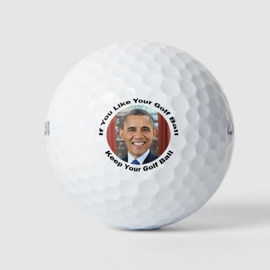 Behalt deinen Golfball Obama (Vorderseite)