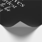 behalt deinen Kopf nach oben Gott gibt seine härte Geschenkpapier (Ecke)