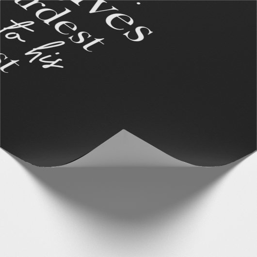 behalt deinen Kopf nach oben Gott gibt seine härte Geschenkpapier (Ecke)