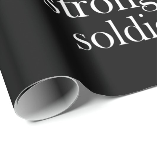 behalt deinen Kopf nach oben Gott gibt seine härte Geschenkpapier (Rolleneckpunkt)