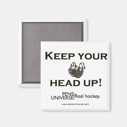 Behalt deinen Kopf nach oben Magnet (Vorderseite/Rückseite)