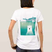 Behalt deinen Kopf über dem Polarbär T-Shirt (Rückseite)