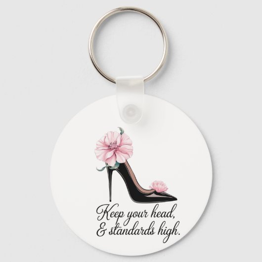 Behalt Deinen Kopf und den hohen Standard Coco Cha Schlüsselanhänger (Vorderseite)