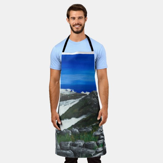 Behalt den Kopf über der Wolkendecke Schürze (Getragen)