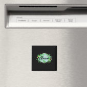 Behalt den Tag des grünen Planeten Erde Magnet (In Situ (Geschirrspüler))