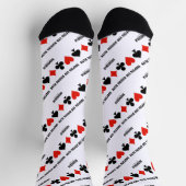 Behalt der 4-Karten-Anzug für das Bieteralter Socken (Oben)