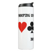 Behalt der 4-Karten-Anzug für das Bieteralter Thermosbecher (Nach links gedreht)