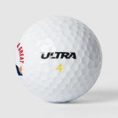 Behalt der amerikanischen Wahl von Donald Trump 20 Golfball (Logo)