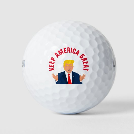 Behalt der amerikanischen Wahl von Donald Trump 20 Golfball (Vorderseite)