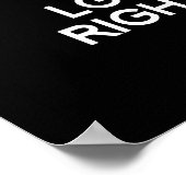 BEHALT DER BEKÄMPFUNG DER LGBT-RECHTE POSTER (Ecke)