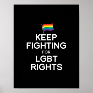 BEHALT DER BEKÄMPFUNG DER LGBT-RECHTE POSTER