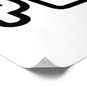 Behalt der "Calm Play Bridge" (vier Card-Anzug) Poster (Ecke)