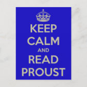 Behalt der Calm Proust Postkarte (Vorderseite)