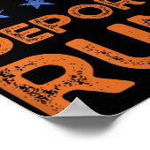 Behalt der Einwanderer Deportation Trump Anti-Rass Poster (Ecke)