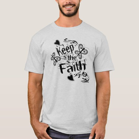 Behalt der Faith Graffiti Tee Shirts (Vorderseite)
