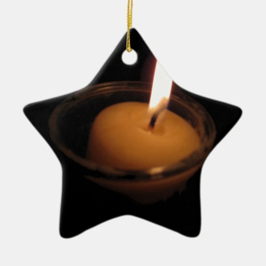 Behalt der Flammenbrennerkrone Keramik Ornament (Vorne)