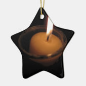 Behalt der Flammenbrennerkrone Keramik Ornament (Links)