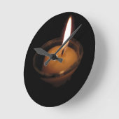 Behalt der Flammenbrennerkrone Runde Wanduhr (Winkel)