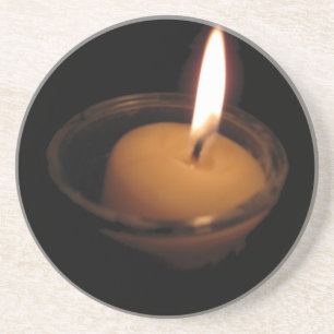 Behalt der Flammenbrennerkrone Sandstein Untersetzer