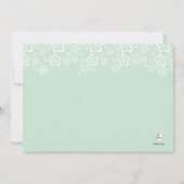 Behalt der Geheimeinladung Einladung (Rückseite)