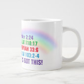 Behalt Der Glaube - Jumbo-Tasse (Rechts)