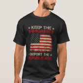 Behalt der Immigranten die Republikaner aus T-Shirt (Vorderseite)