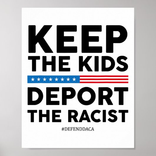 Behalt der Kinder den Resist Poster (Vorne)
