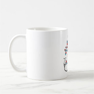 behalt der Krankenschwester Kaffeetasse