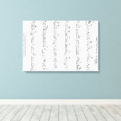 Behalt der Leinwand für versprochene Noten (Insitu (Holzboden))