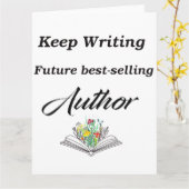 Behalt der Motivation für zukünftige Best-Selling- Karte (Gelbe Blume)