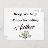 Behalt der Motivation für zukünftige Best-Selling- Postkarte (Vorne/Hinten)